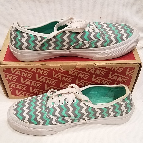 Vans Other - Vans Authentic Gore Skyway ZigZag Turquoise Mens 5